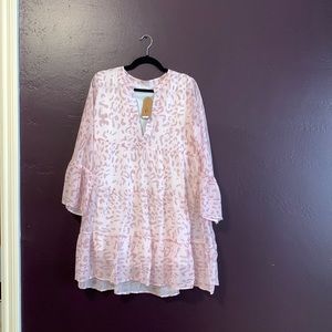Pink and rose leopard dress!